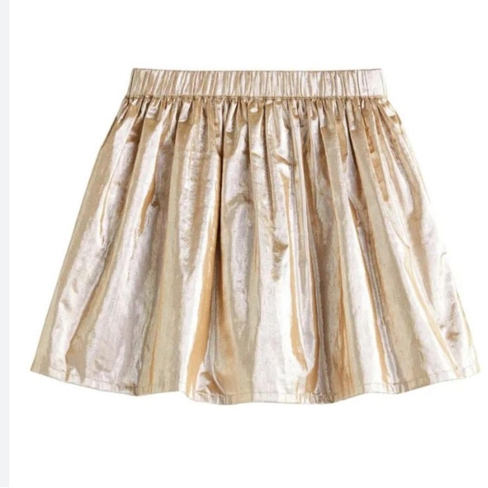 Mini Boden Sz 5-6Y Gold Party Skirt - Picture 4 of 7